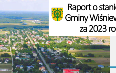 Zdjęcie do Informacja dotycząca debaty nad Raportem o stanie Gminy Wiśniew za 2023 rok